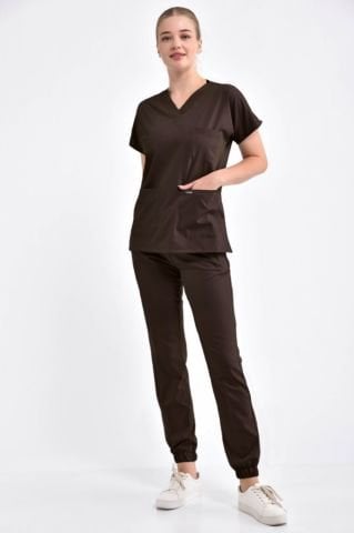 Acı Kahve Paça Lastik Likra Takım