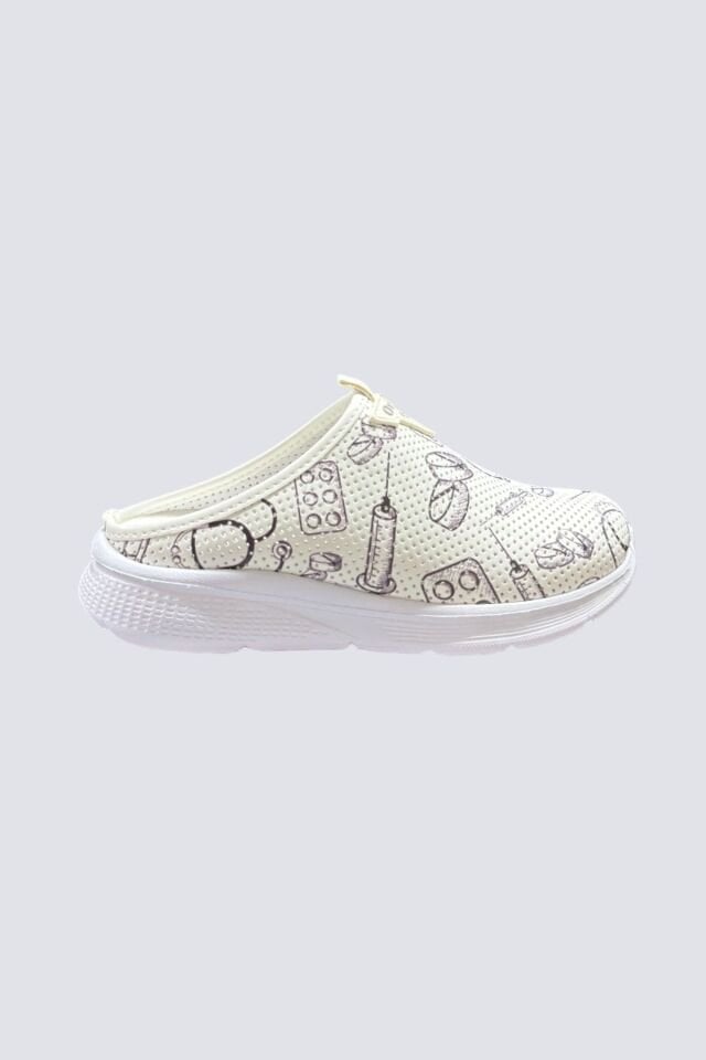 Hastane Temalı Slippers Sabo Terlik