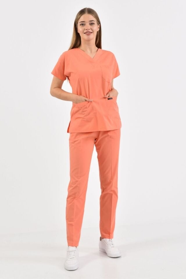 Nurse pinkish orange jersey Team