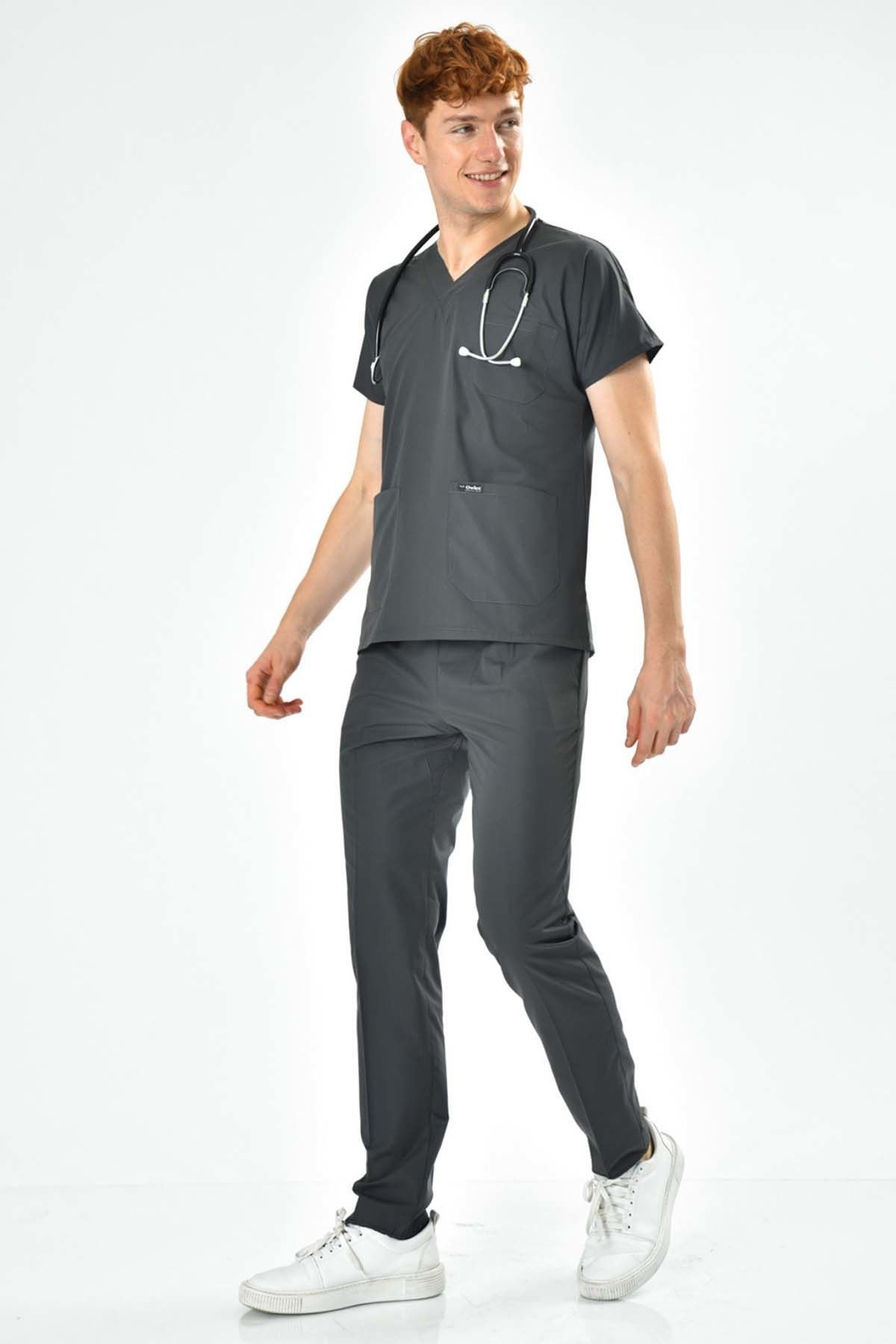 Gri Cerrahi Forma Takım