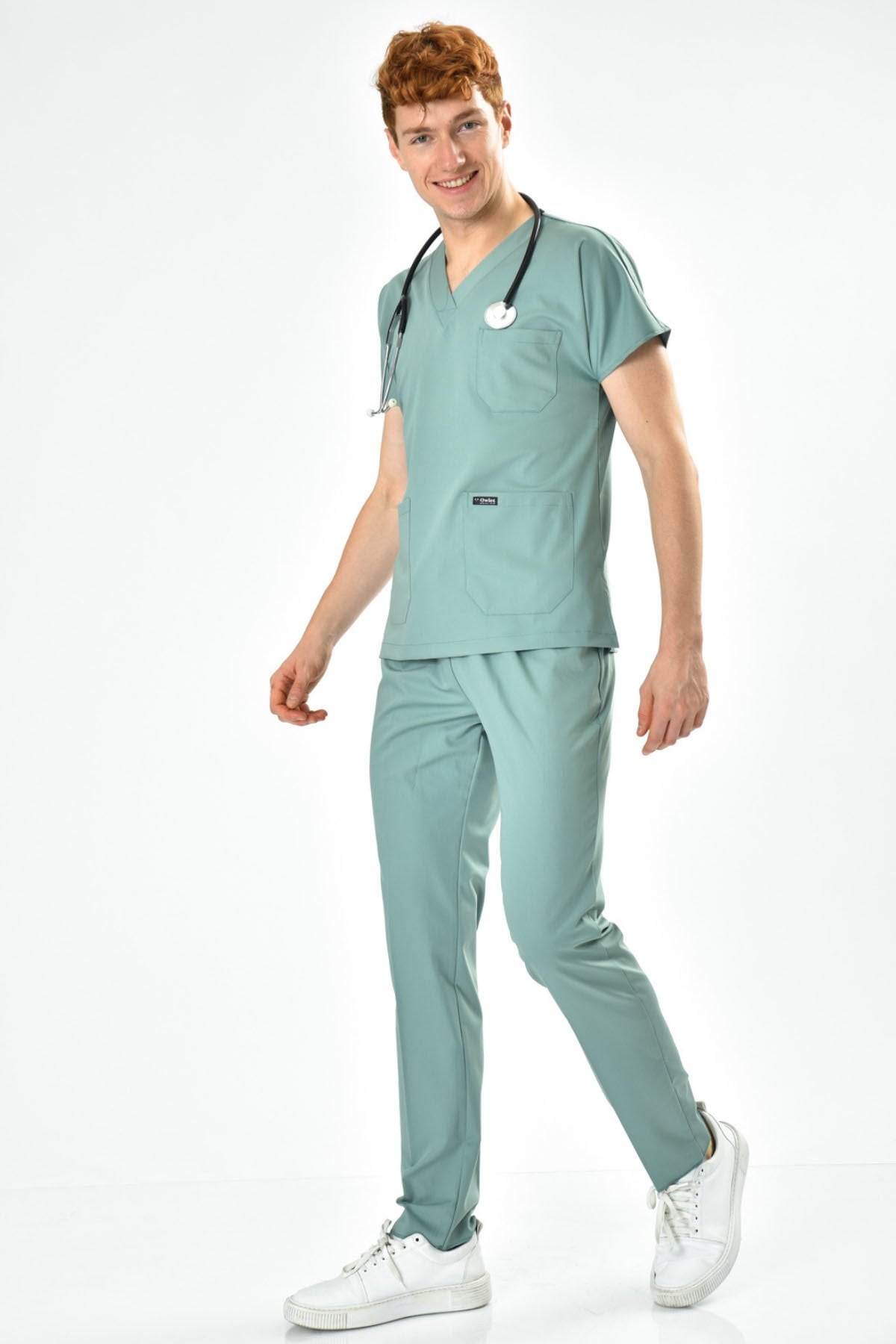 Lycra Mint Green Surgical Jersey Set