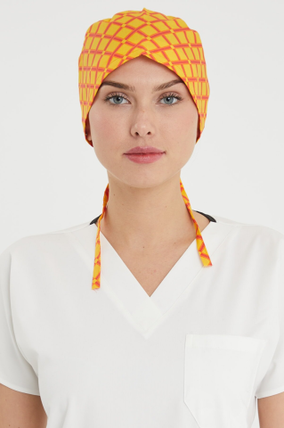 Orange Square Pattern Bone Surgery