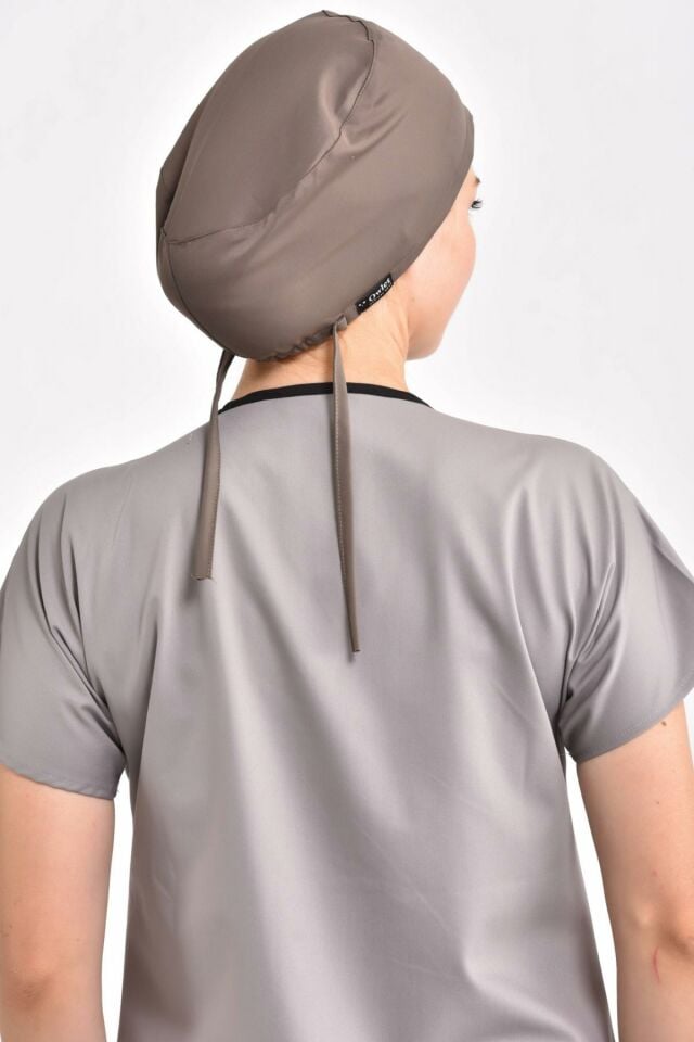Likralı Koyu Vizon Cerrahi Bone