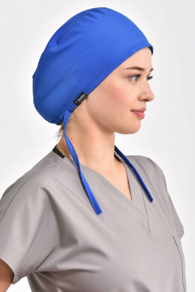 Likralı Mavi Cerrahi Bone