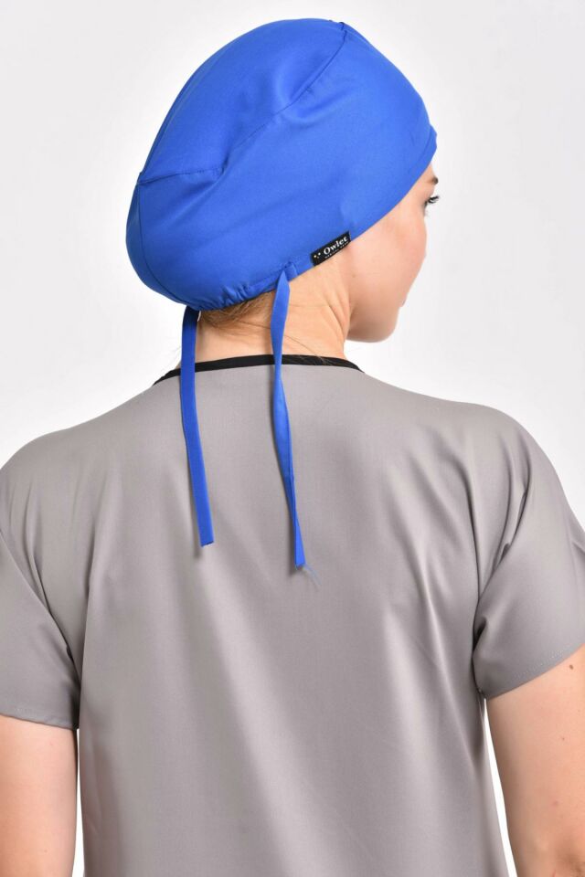 Likralı Mavi Cerrahi Bone