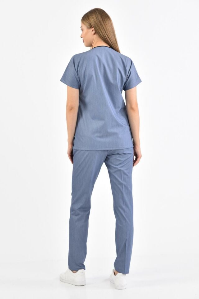 Kot Görünümlü Likralı Cerrahi Takım