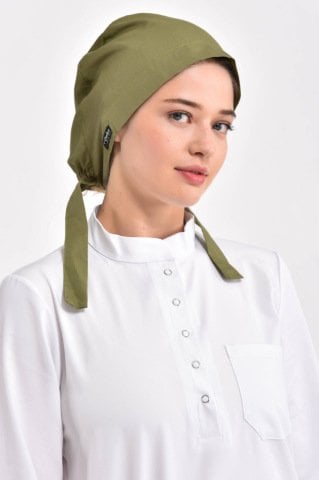 Yağ Yeşili Cerrahi Tesettür Bone