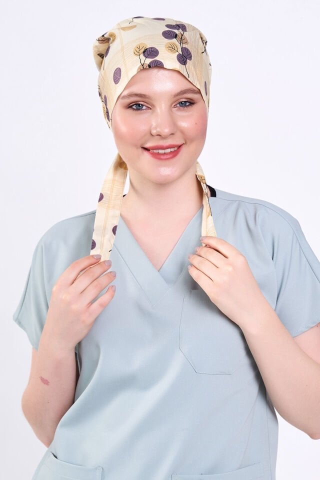 Sonbahar Temalı Cerrahi Tesettür Bone