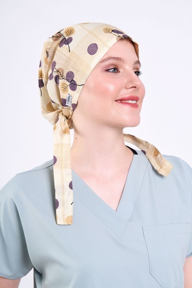 Sonbahar Temalı Cerrahi Tesettür Bone
