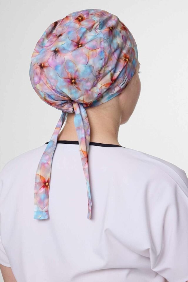 Sedefli Çiçekler Cerrahi Tesettür Bone