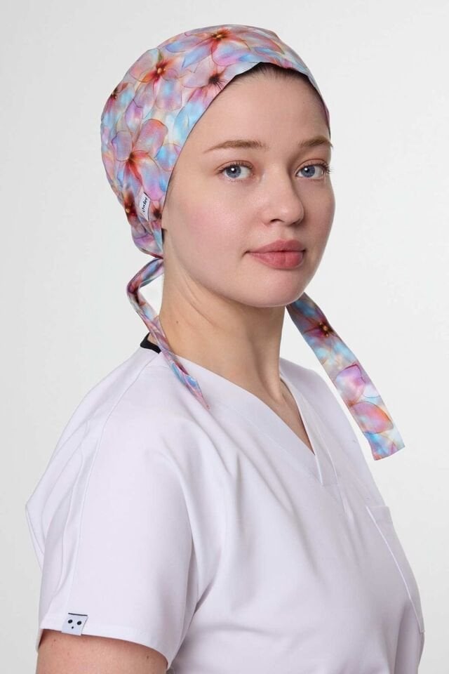 Sedefli Çiçekler Cerrahi Tesettür Bone
