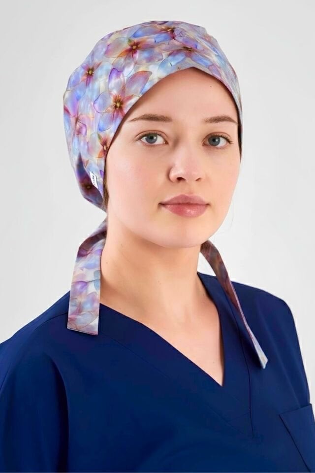 Sedefli Çiçekler Cerrahi Tesettür Bone