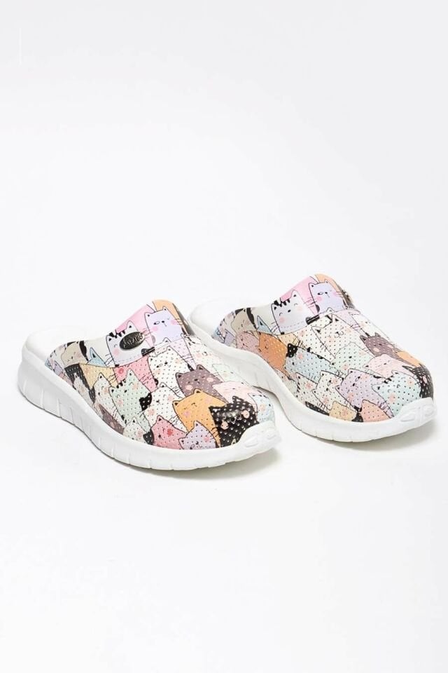 Renkli Kediler Sabo Terlik