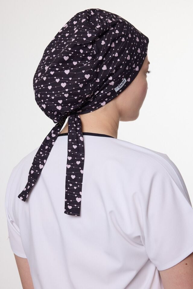 Tiny Hearts Surgical Hijab Bonnet