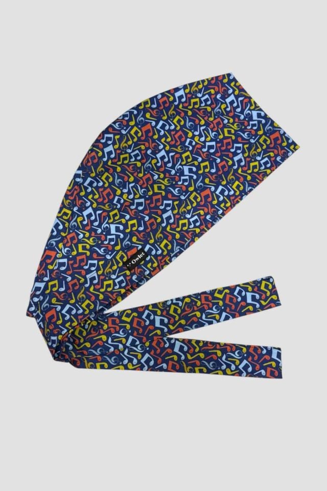 Renkli Notalar Cerrahi Tesettür Bone