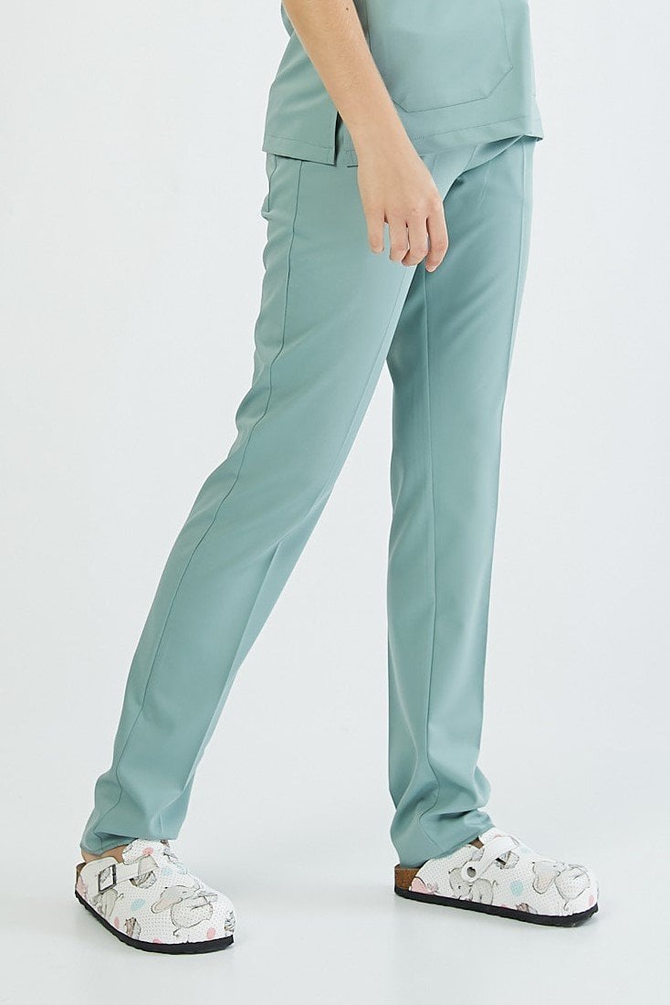 Mint Yeşili Likra Pantolon