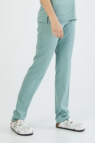 Mint Yeşili Likra Pantolon