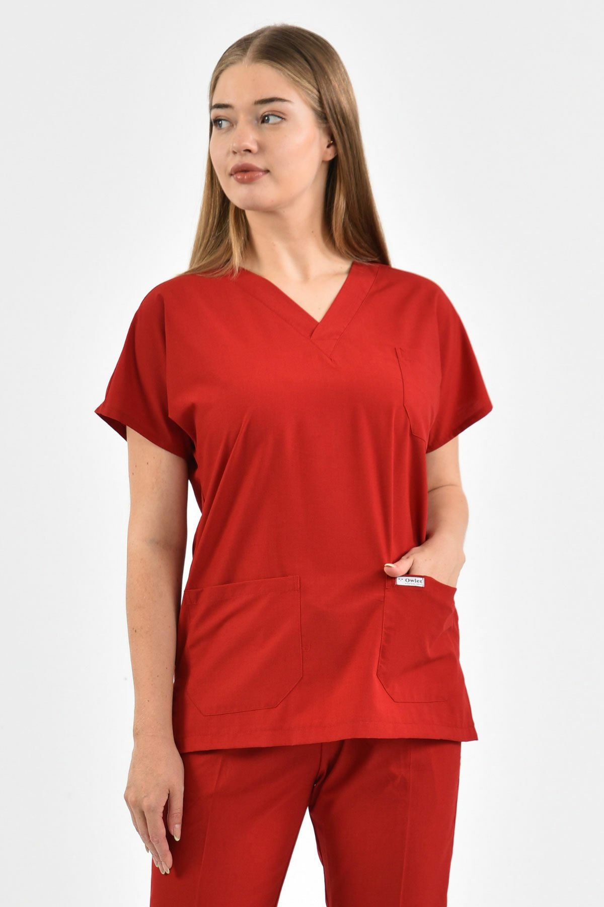 Kırmızı Cerrahi Forma Üstü