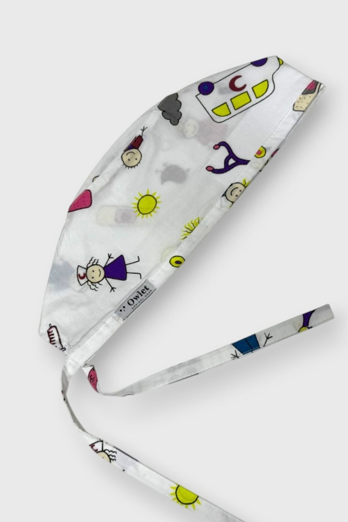 Yara Bandı Desenli Cerrahi Erkek Bone