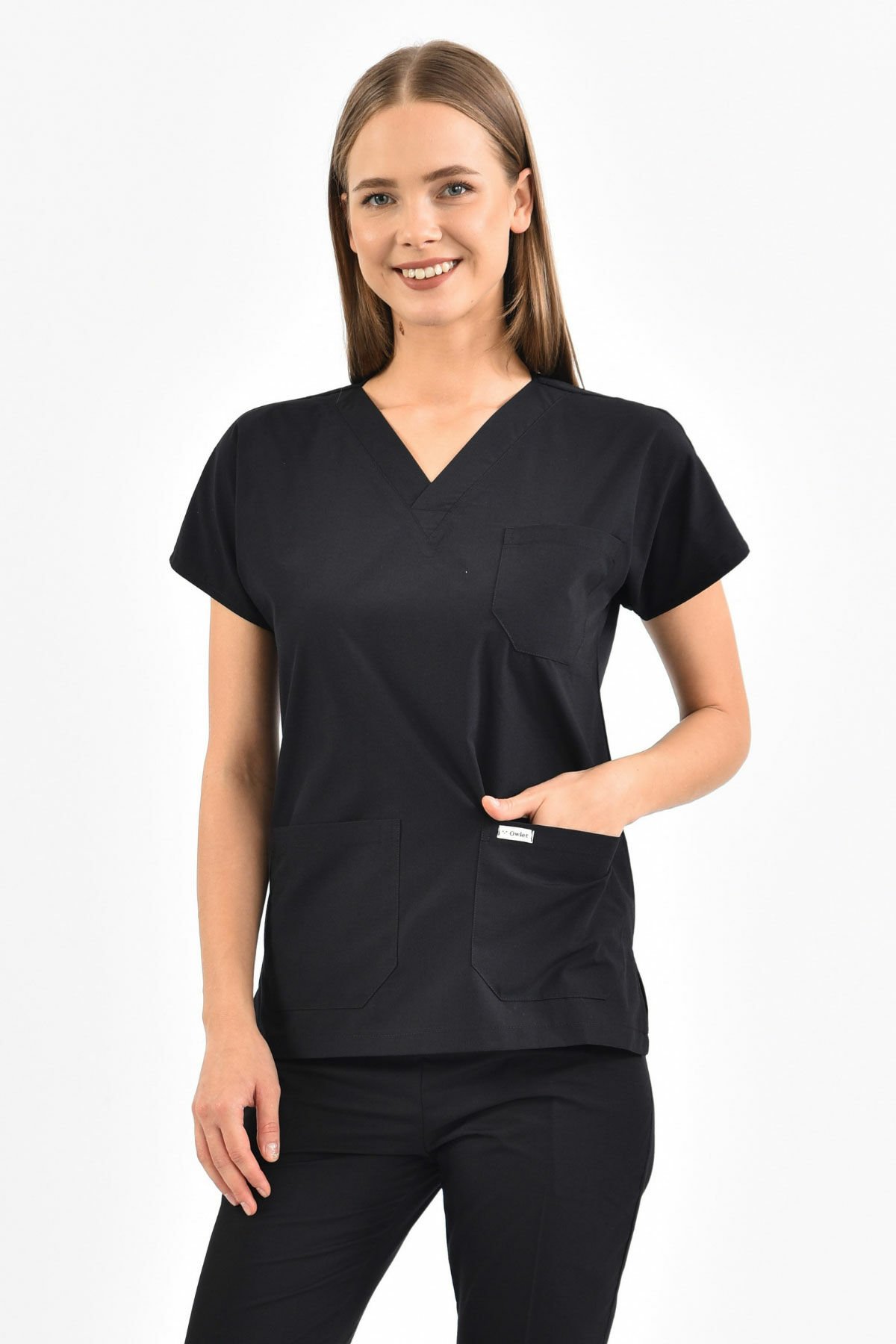 Black Jersey Top