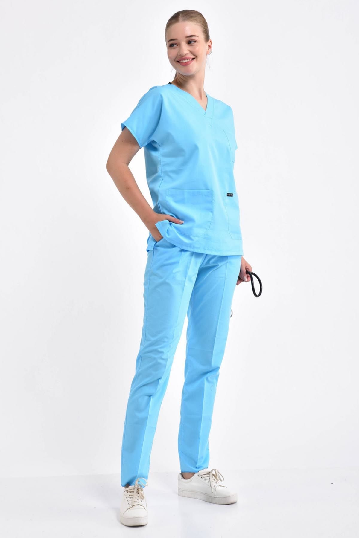 On Turquoise Nurse Team Jerseys