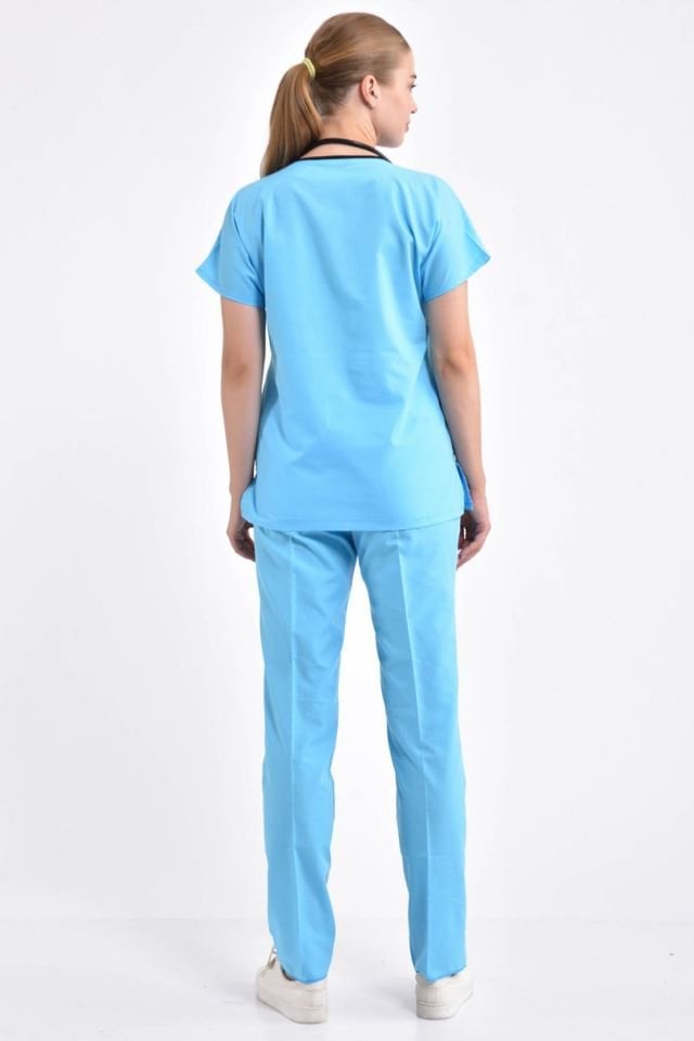On Turquoise Nurse Team Jerseys