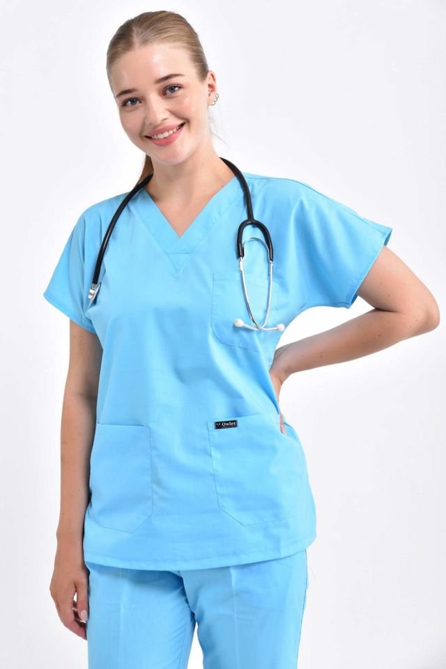 On Turquoise Nurse Team Jerseys