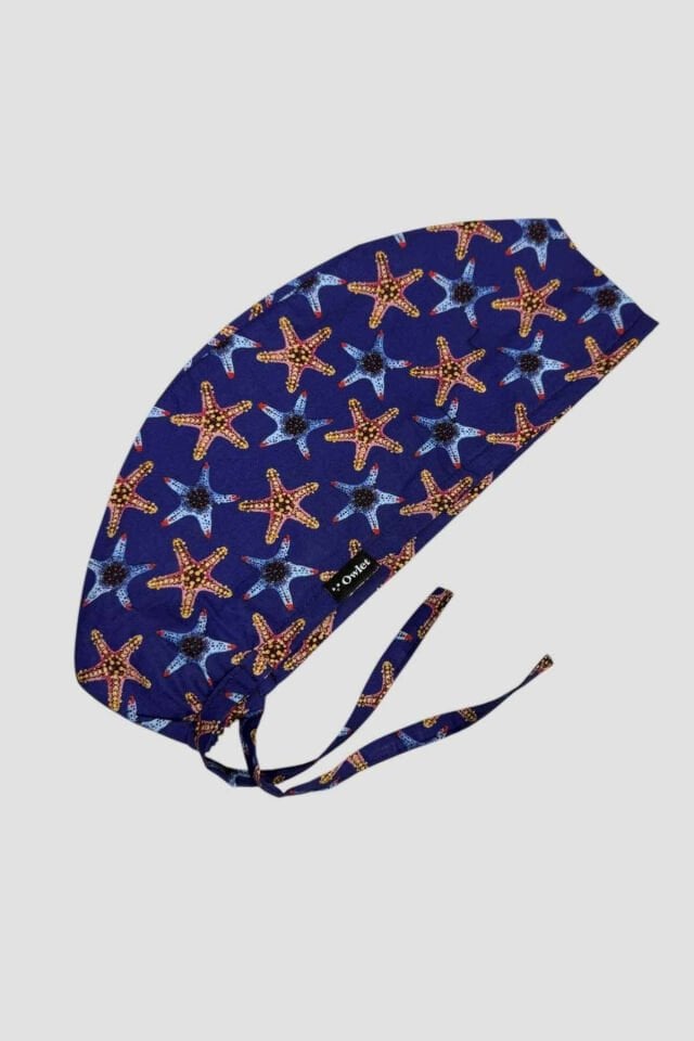 Starfish Patterned Surgical Cap