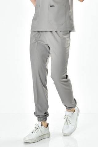 Duman Grisi Paça Lastikli Likralı Takım