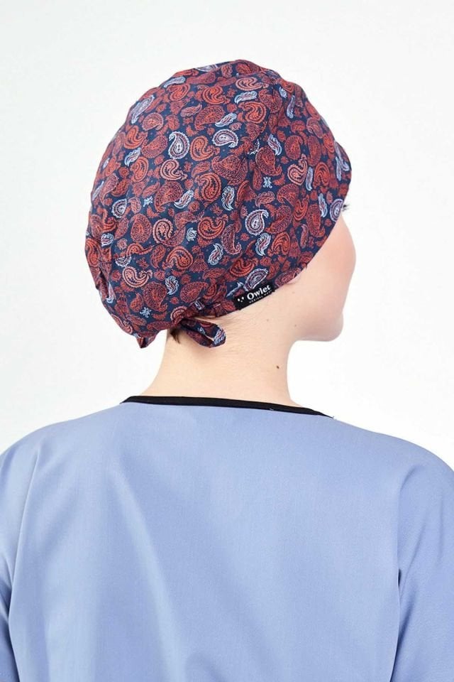 Kiremit Şal Desenli Cerrahi Bone