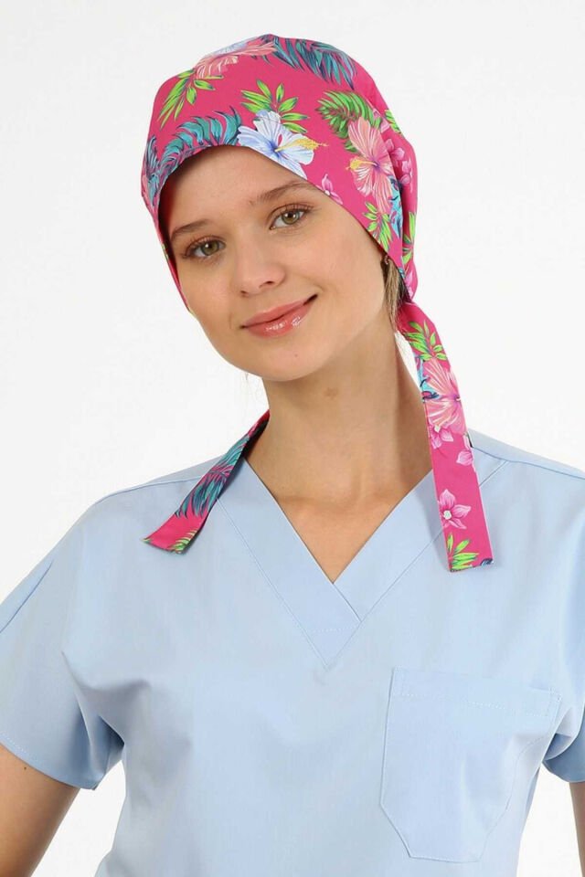 Akşam Sefası Pembe Cerrahi Tesettür Bone