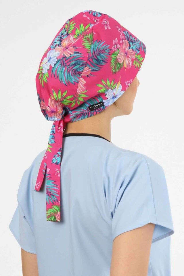 Akşam Sefası Pembe Cerrahi Tesettür Bone