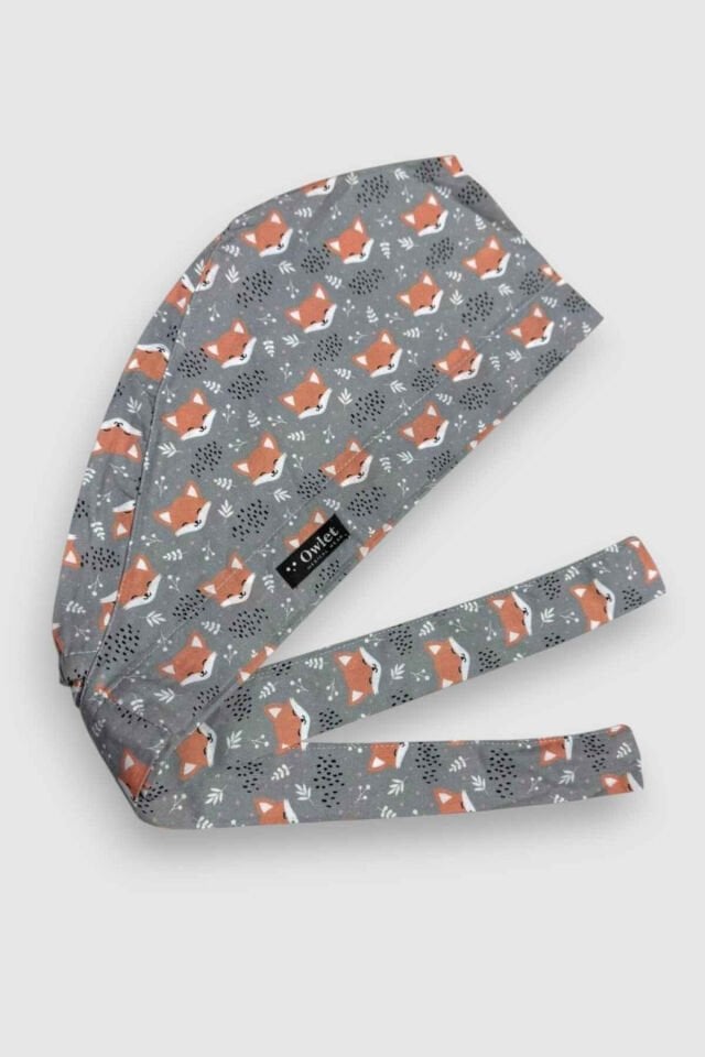 Tilki Gri Cerrahi Tesettür Bone