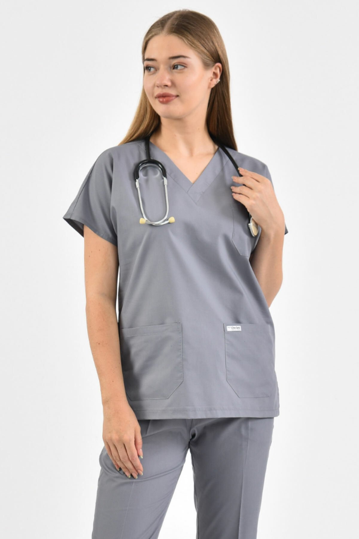 Surgical Smoke Gray Top