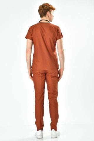 Koyu Kiremit Cerrahi Forma Takım