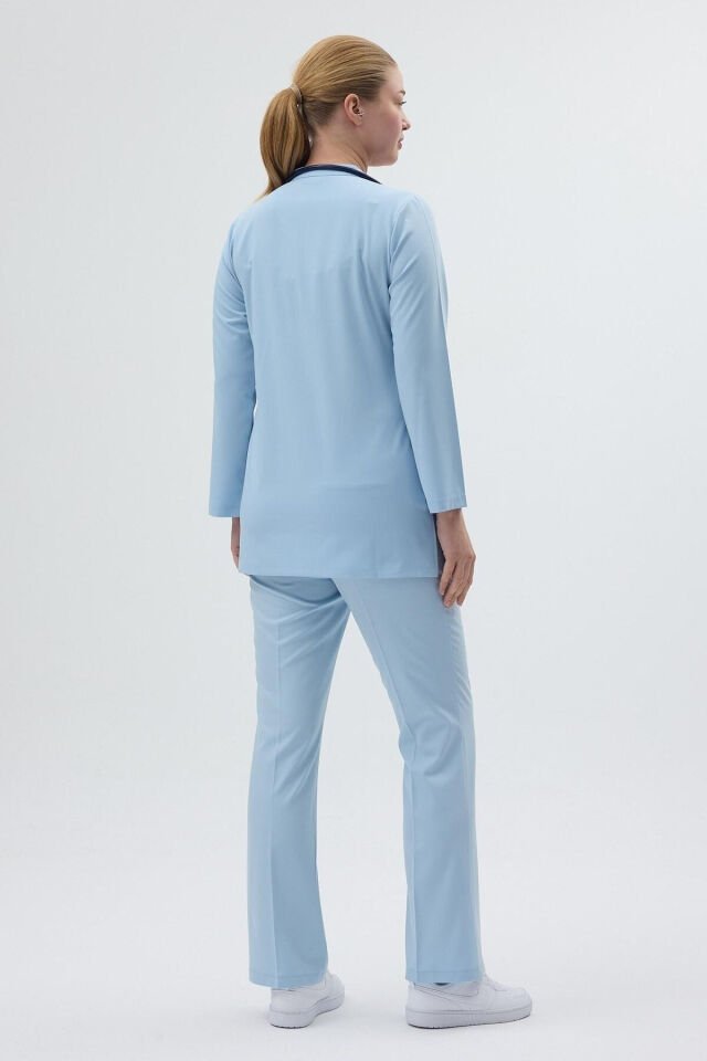 Bebe Mavisi Tunik Boy Çan Paça Scrubs