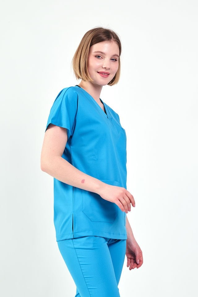 Turkuaz Likralı Cerrahi Takım