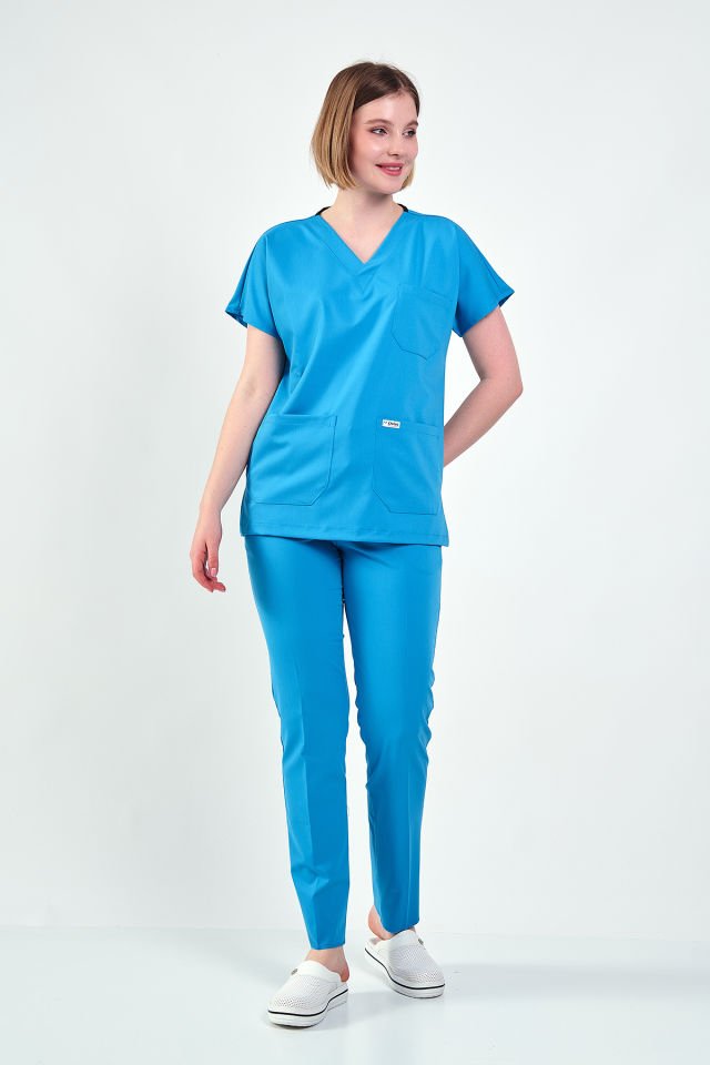 Turkuaz Likralı Cerrahi Takım