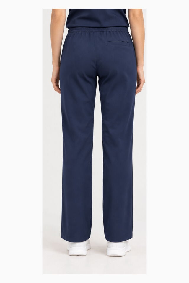 Likralı Lacivert Patriot Blue Boru Paça Pantolon