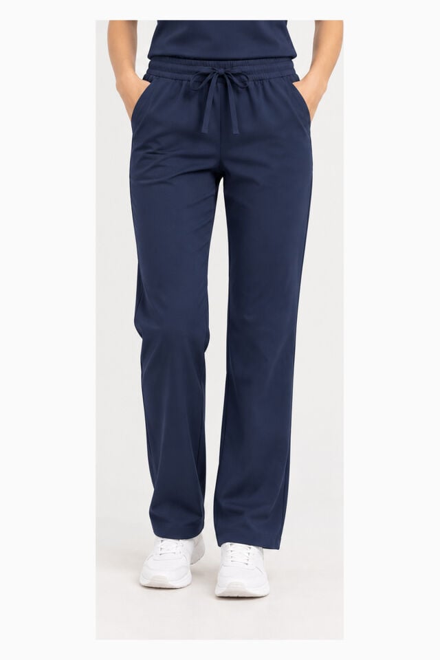 Likralı Lacivert Patriot Blue Boru Paça Pantolon
