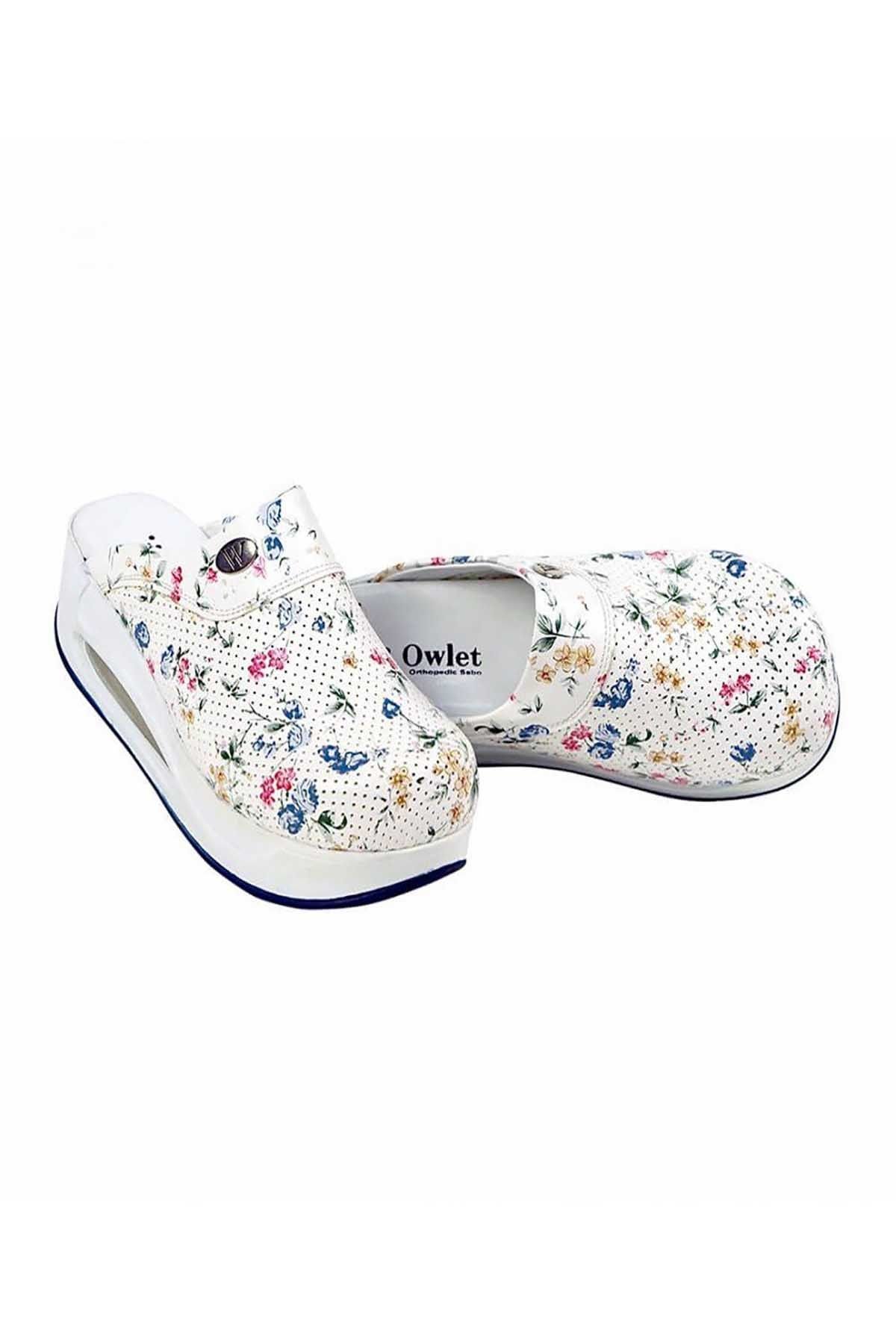 Air Max Çiçek Desenli Sabo Terlik