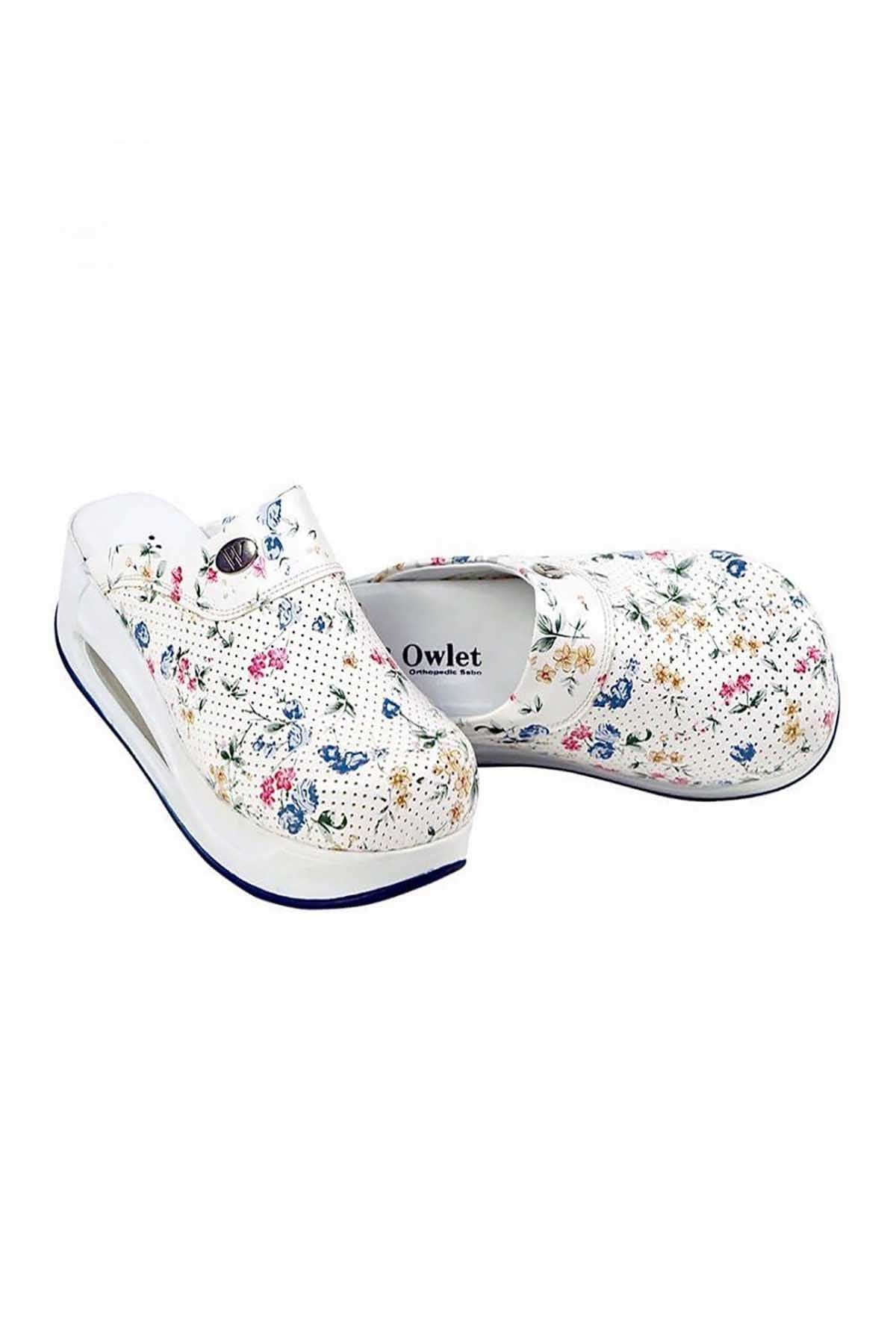 Air Max Çiçek Desenli Sabo Terlik