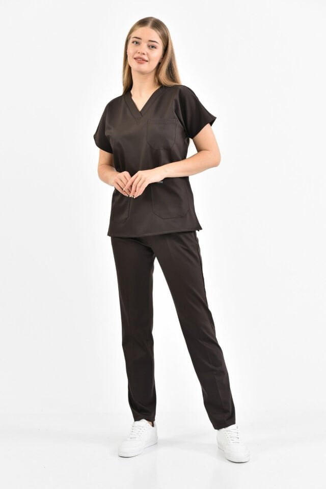 Lycra Dark Brown Surgical Set