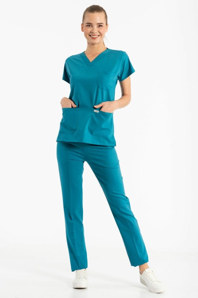 Petrol Green Lycra Surgical Set