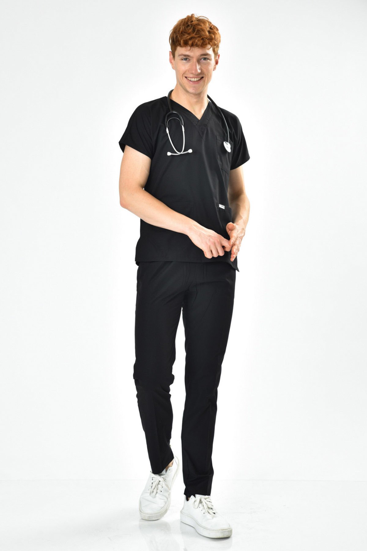 Lycra Black Surgical Team Uniforms