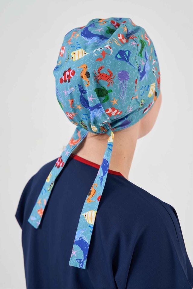 Okyanus Canlıları Cerrahi Tesettür Bone