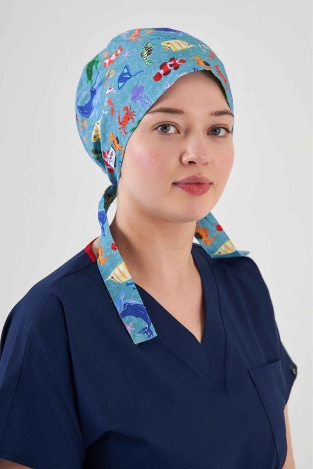 Okyanus Canlıları Cerrahi Tesettür Bone