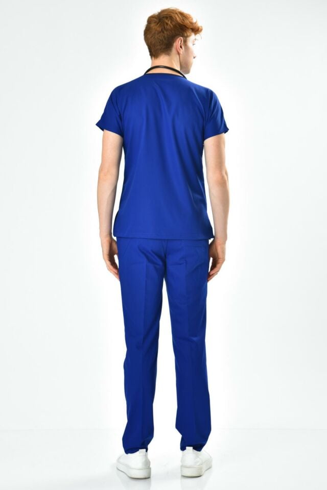 Lycra Navy Blue Surgical Set