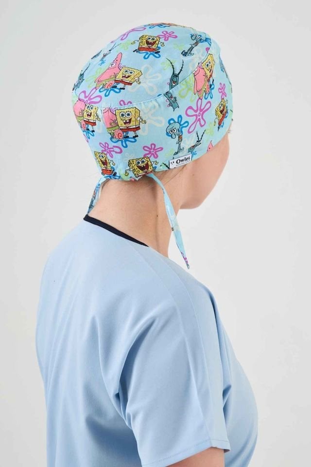 Sünger Bob Desenli Cerrahi Bone