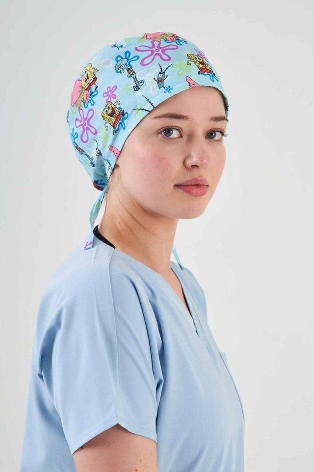 Sünger Bob Desenli Cerrahi Bone